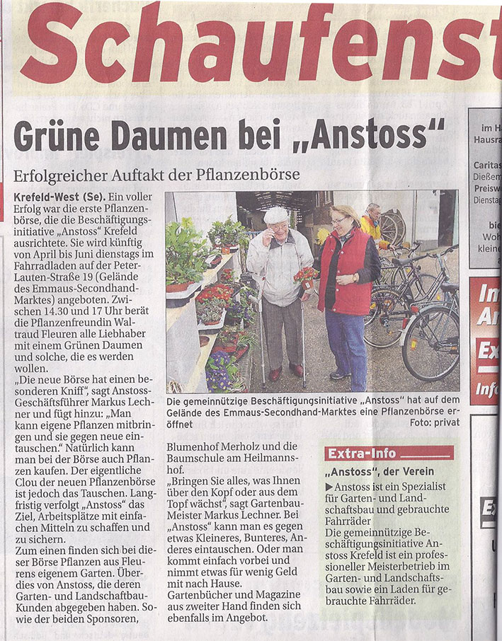 Read more about the article Krefelder Extra-Tipp 16.04.2013