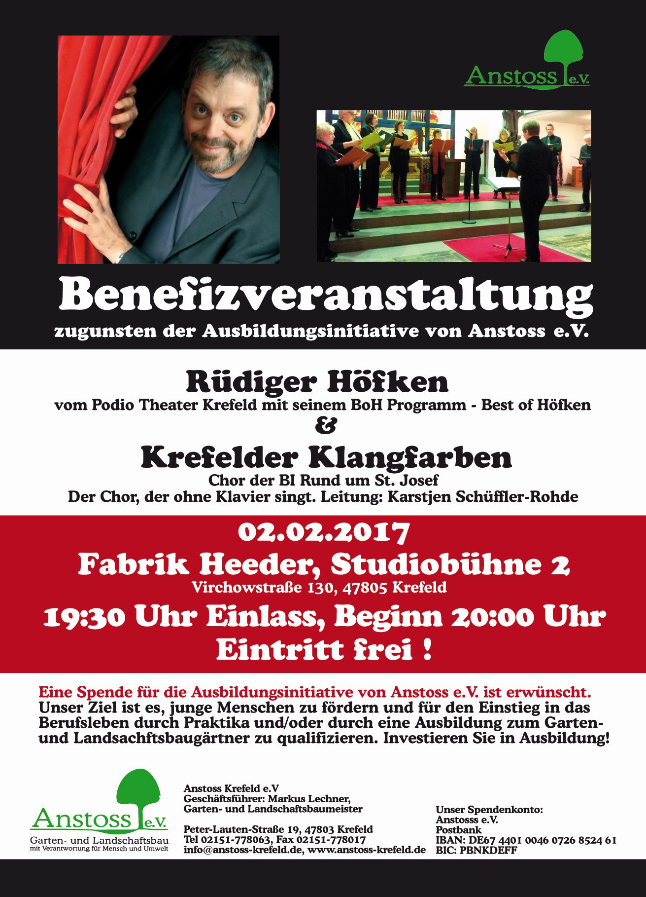 You are currently viewing Auftritt von Rüdiger Höffgen und Krefelder Klangfarben 02.02.2017 – 20:00 Uhr Einlass ab 19:30 Uhr