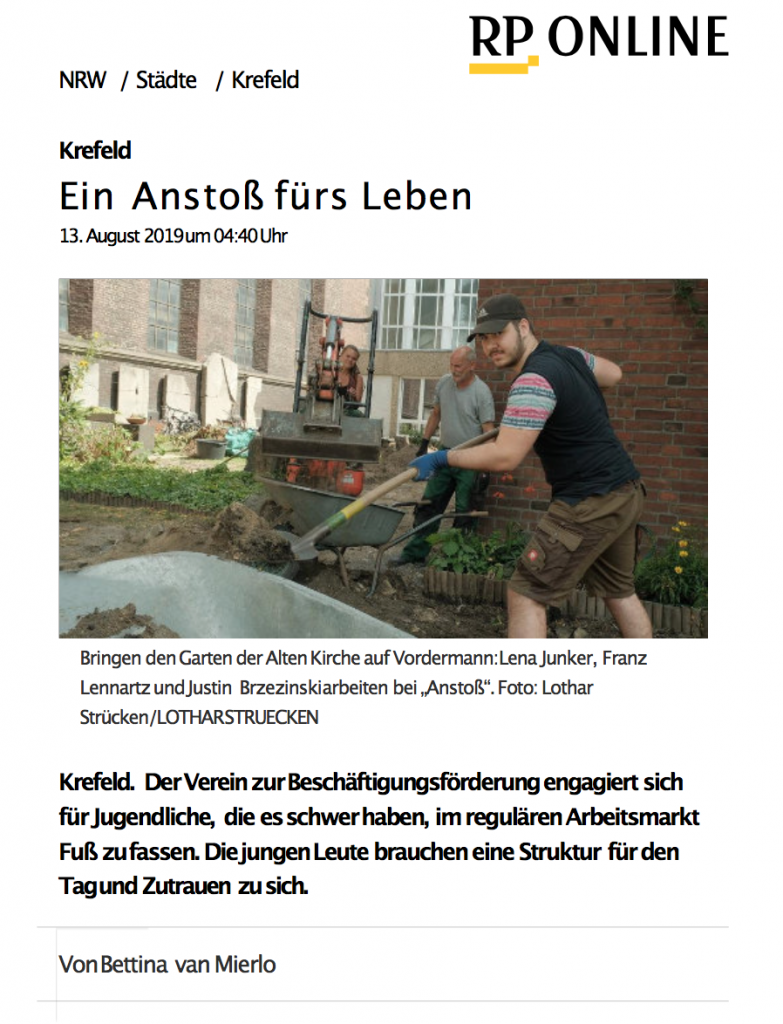 Read more about the article Rheinische Post 13.08.2019